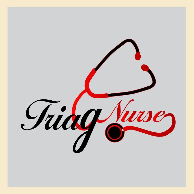 Conception de t-shirt infirmière