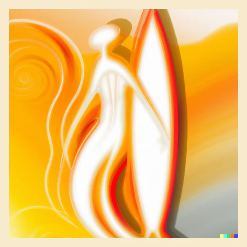 abstrakt surfer