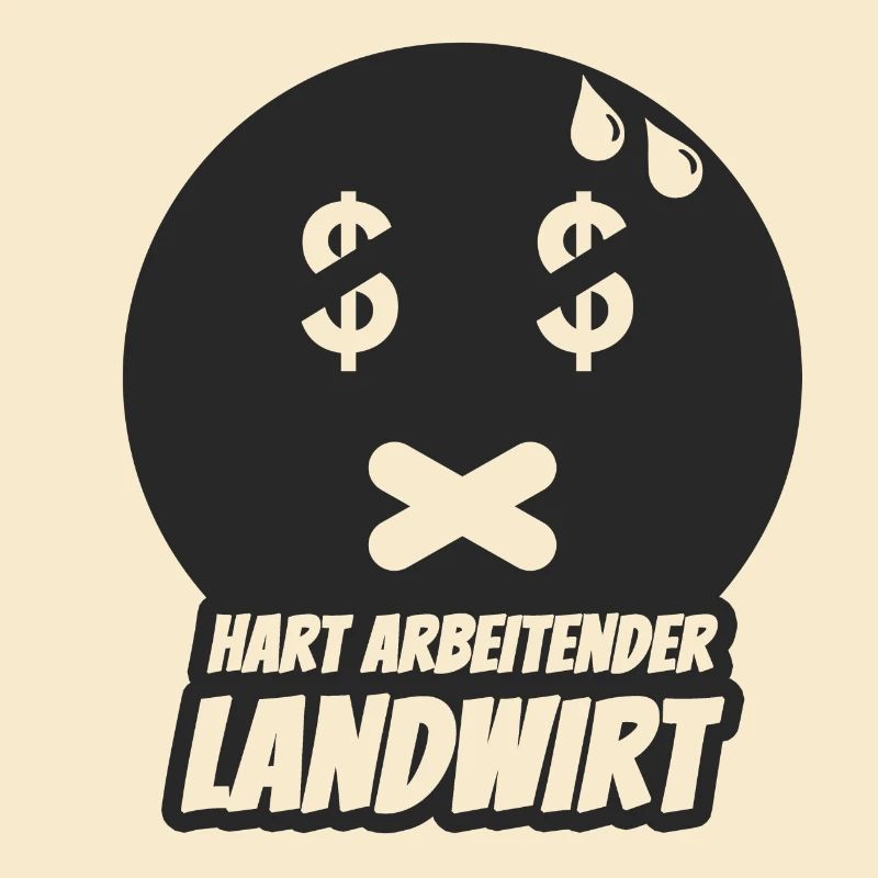 Hart arbeitender Landwirt