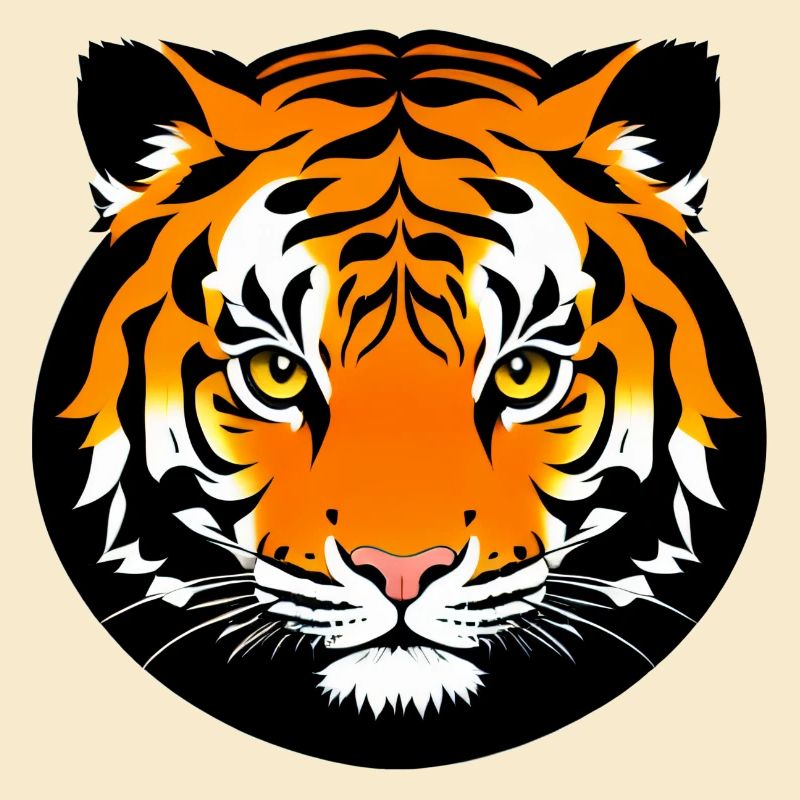 Comic Tiger Mignon Drôle Cool Dessin animé 20