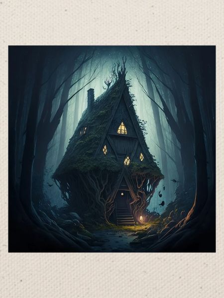 Hütte im Wald