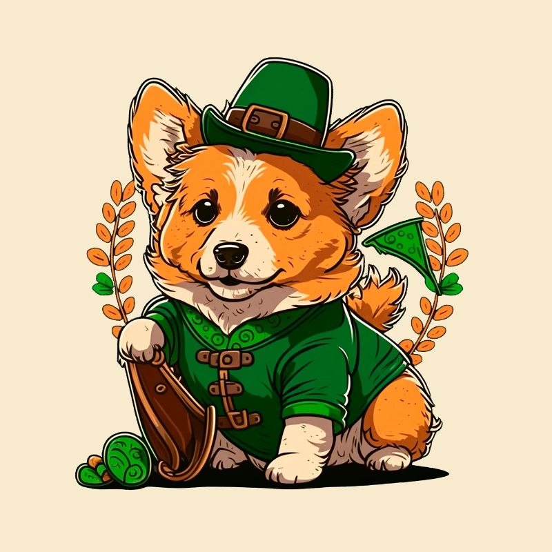 Leprechaun Corgi