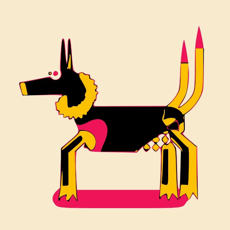 Zazou the wolf dog