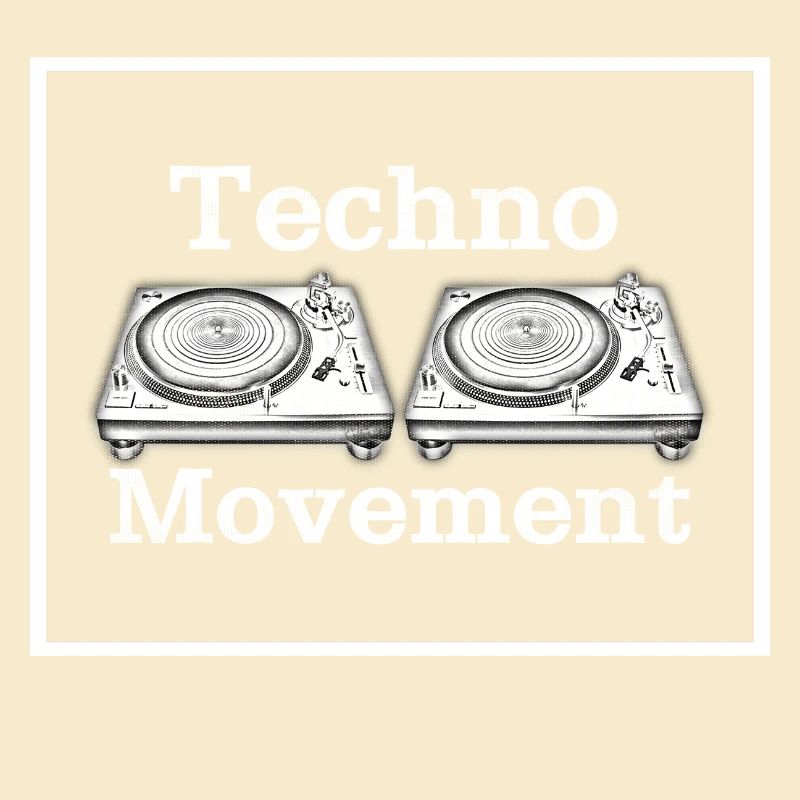 Techno Movement Grunge White