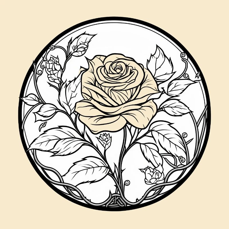 Une rose