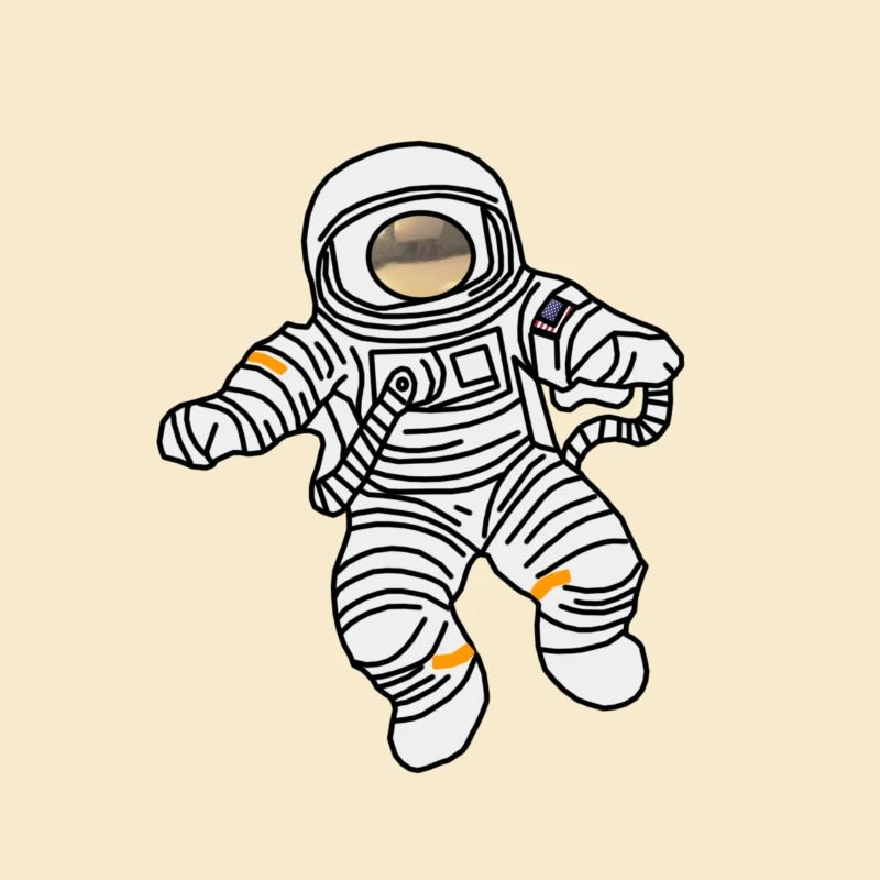 Astronaut im All
