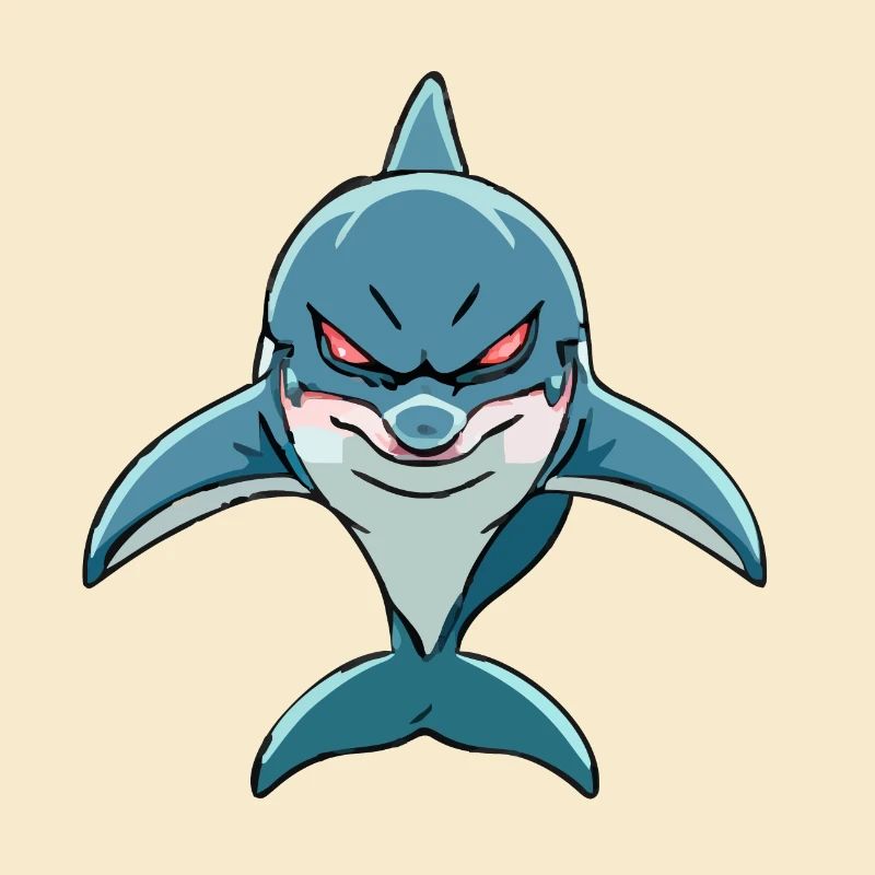 Krok der gefährliche Delfin