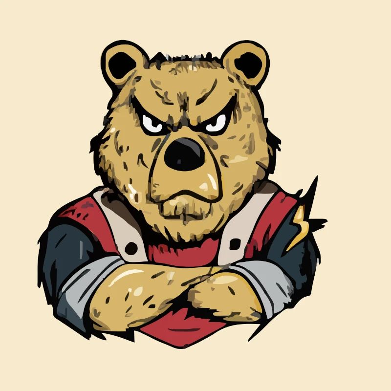 Krik the grumpy bear