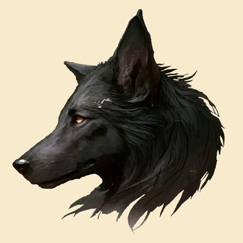 Der schwarze Wolf