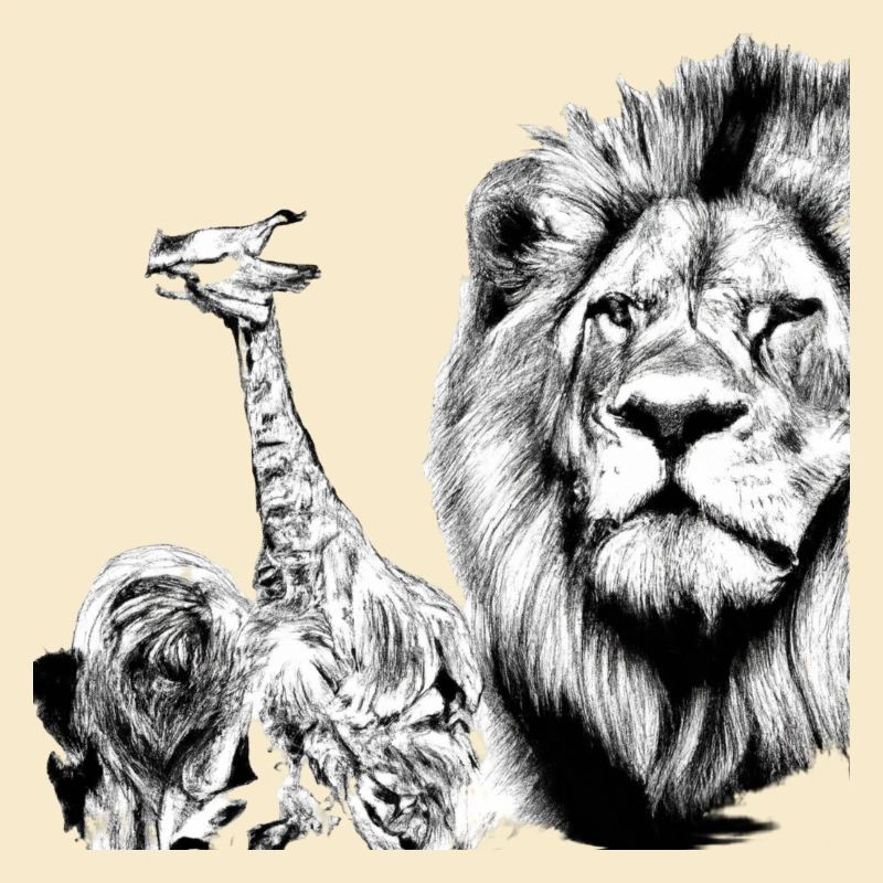 Löwe Afrika