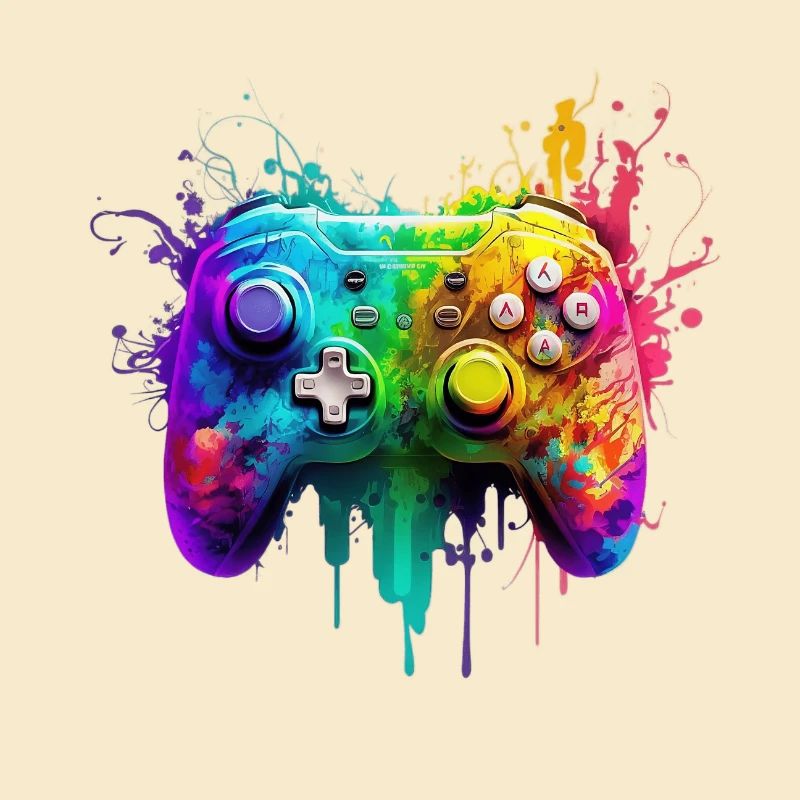 Neon Gaming Controller / Kontroller