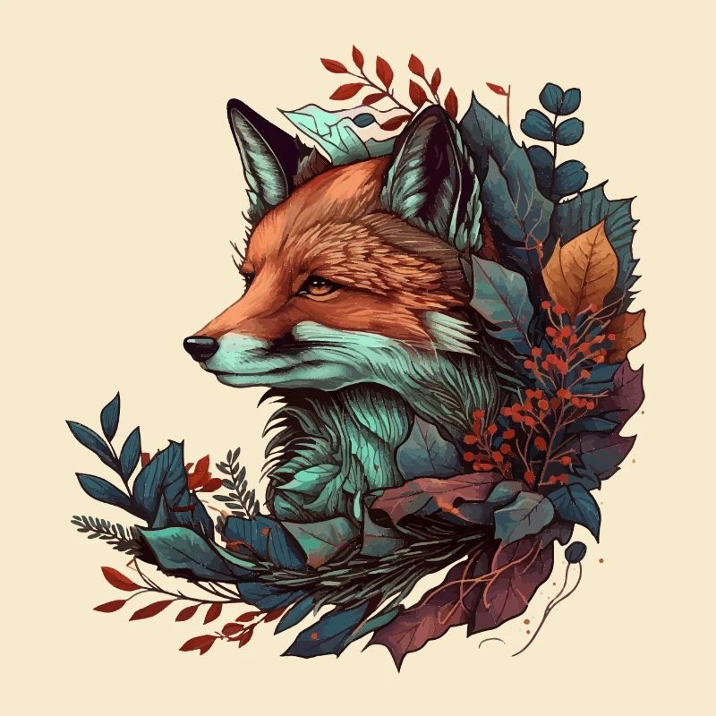 Fuchs Tattoo Geschenk