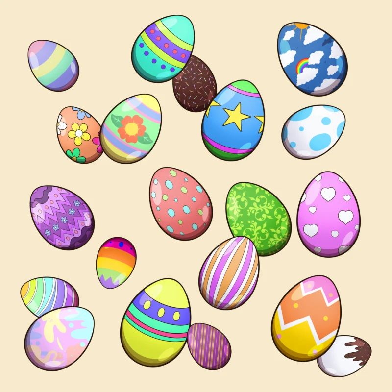 Easter Eggs Muster