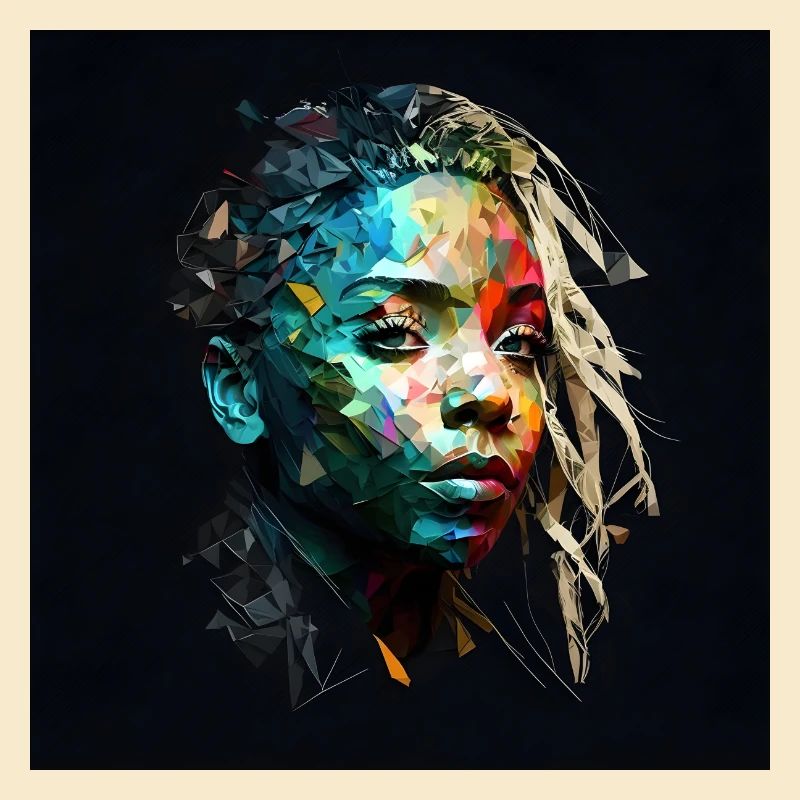 Face Frau Dreadlocks n°17