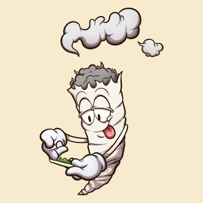 Drôle de dessin animé Joint Rolling A Joint