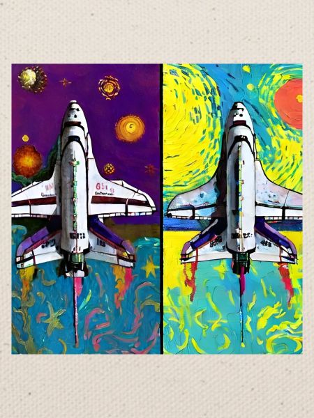 Space Shuttle Van Gogh