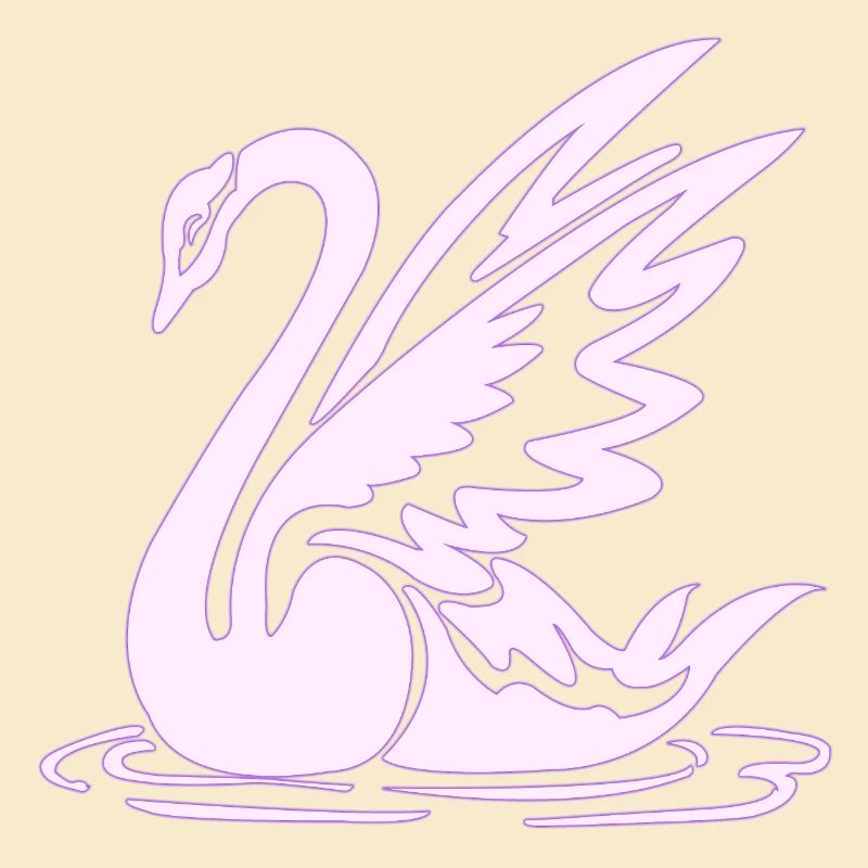 Tattoo element vector tattoo Body art swan