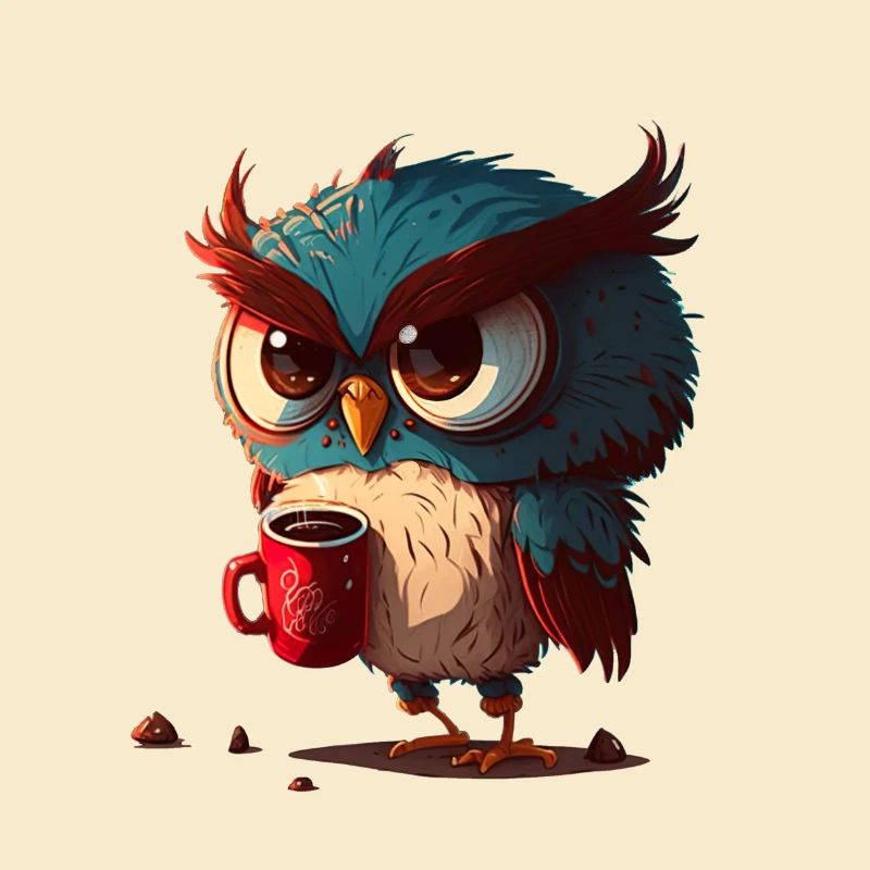 Eule Kaffeebecher