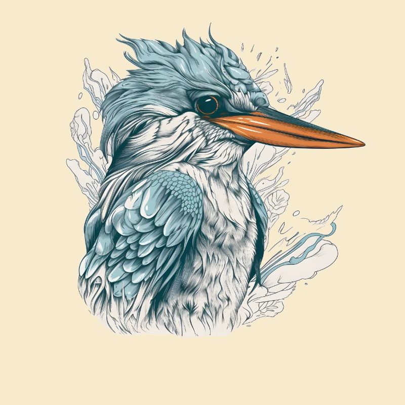 Eisvogel nah