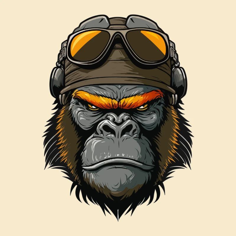 Gorilla Brille Hut