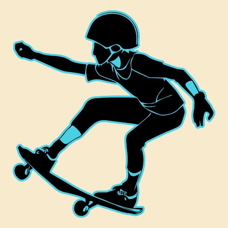 Skateboard Madchen Junge