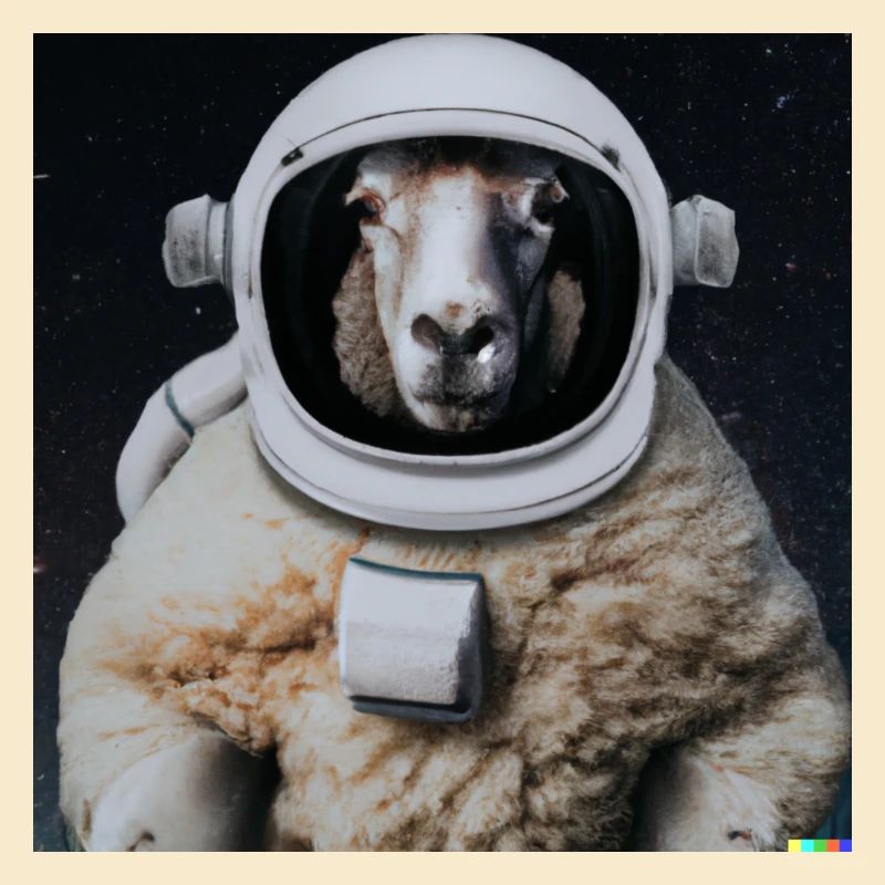 Sheep stronauts conquer space!?