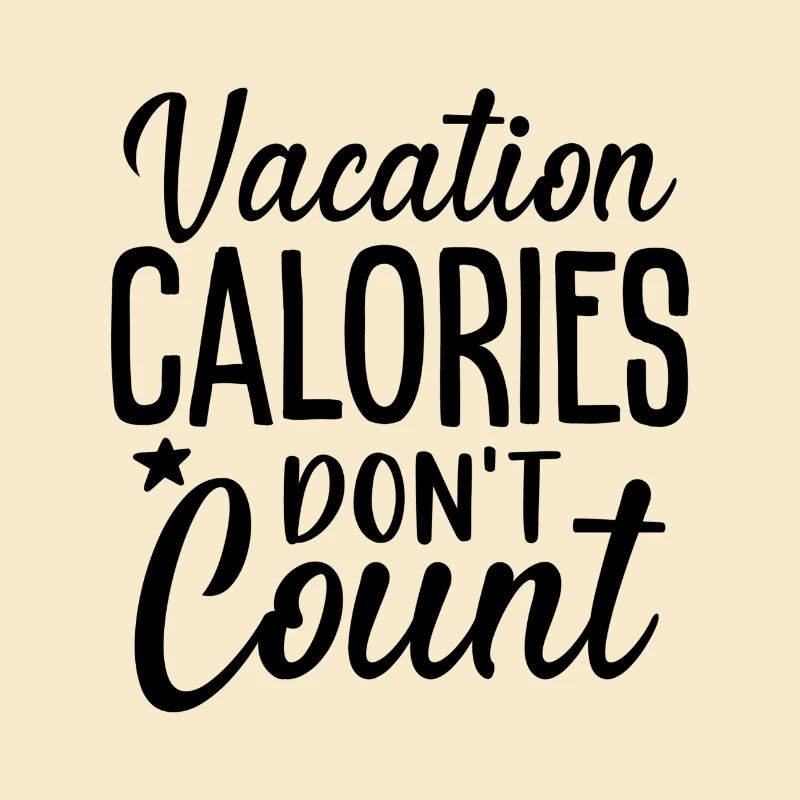 Les calories de vacances ne comptent pas