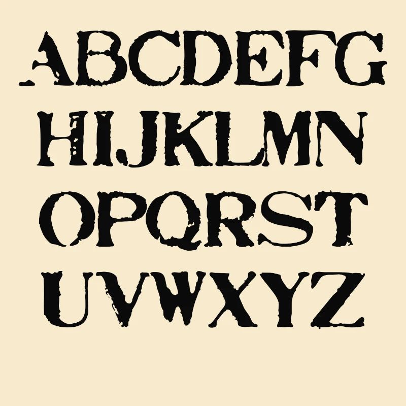 ABC Geschenkidee Alphabet Buchstaben