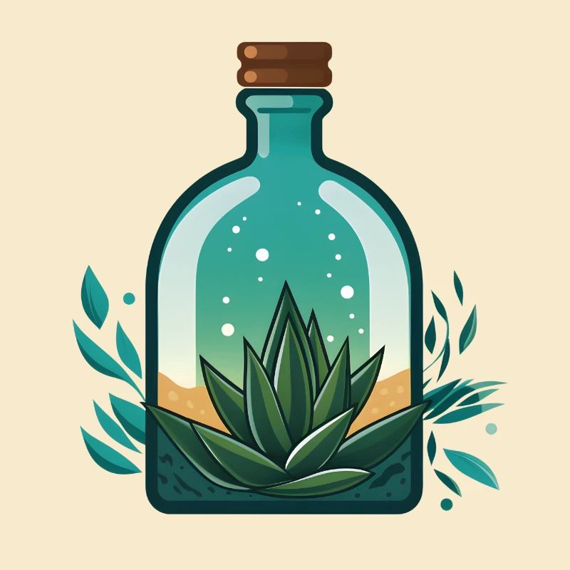 Aloe Vera in Flasche