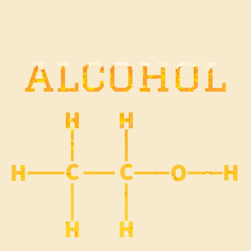 Alkohol-Molekül