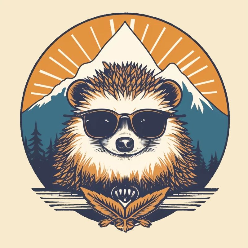 Cooler Igel