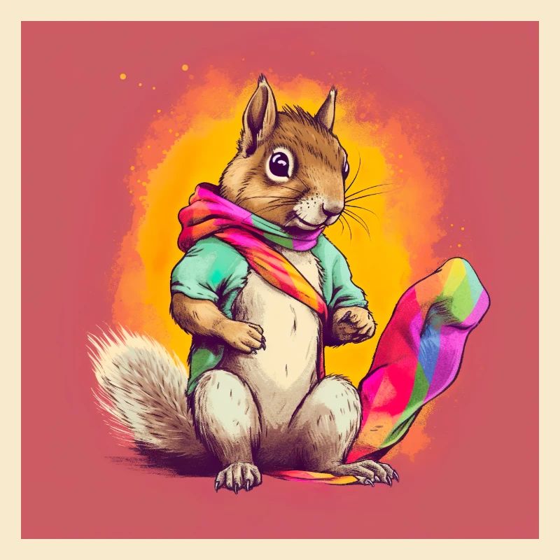 Pride LGBT Eichhörnchen