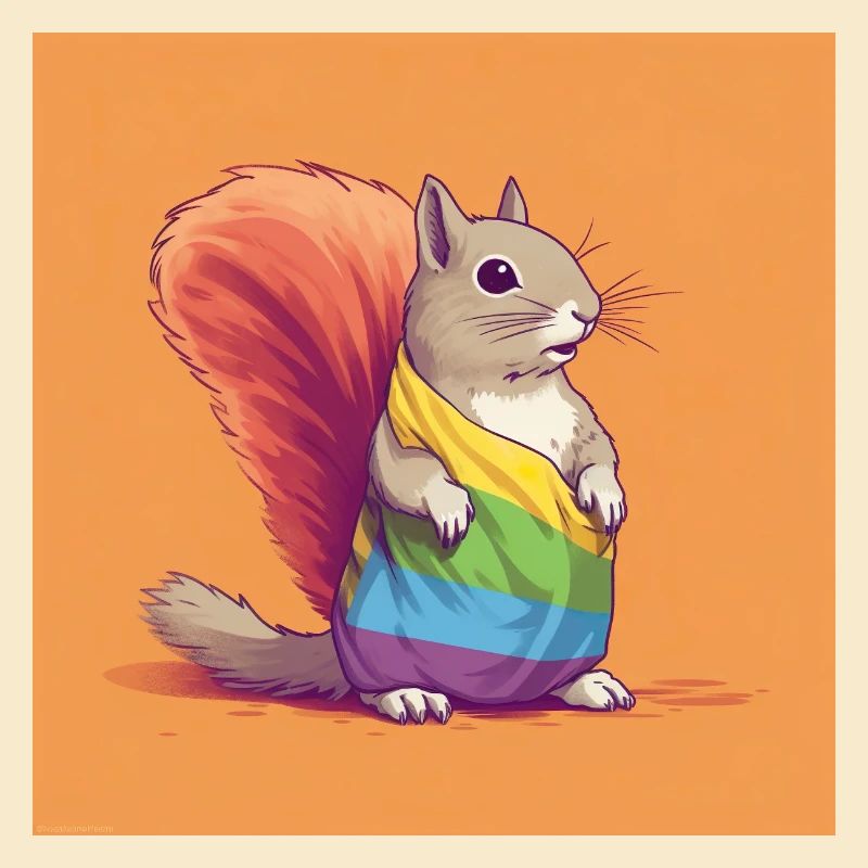 Pride LGBT Eichhörnchen