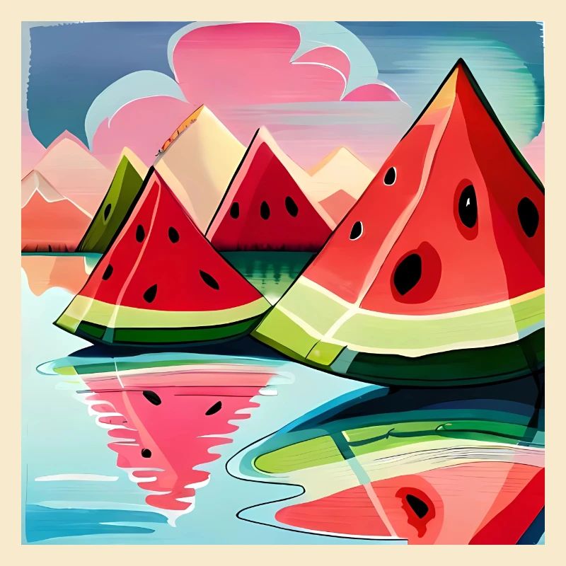 Melon Montagne de pastèque Montagne de pastèque