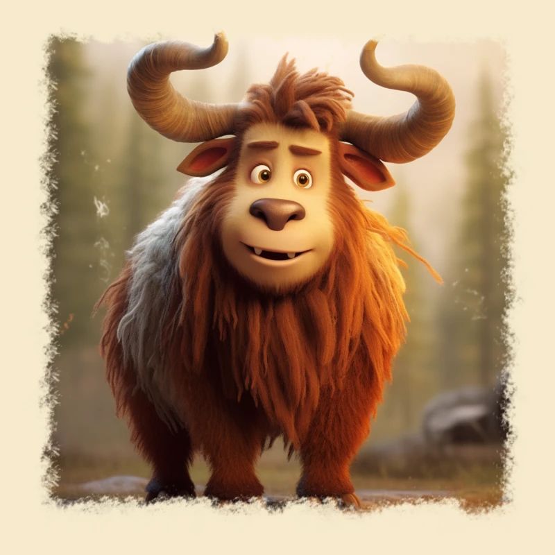 junges Bison