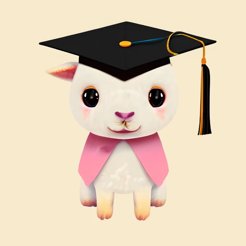 Bachelor Schulabschluss Alpaka Studium Absolvent