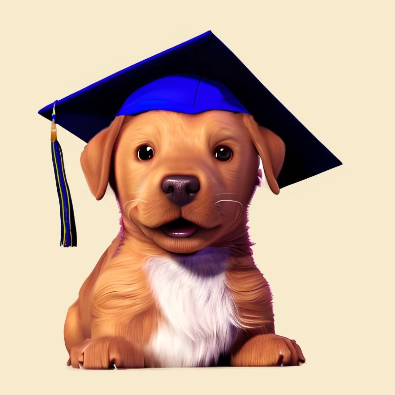 Bachelor Labrador Studium Hunde Schulabschluss