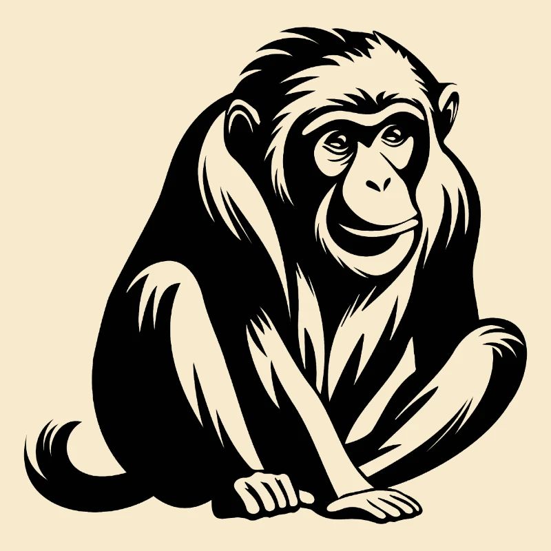 Affe Affen Affengesicht Dschungel