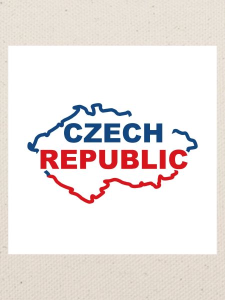 Karte der Tschechischen Republik