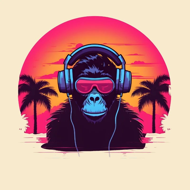 Synthwave DJ Ape