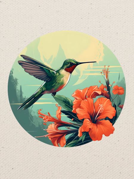 Flatternder Kolibri