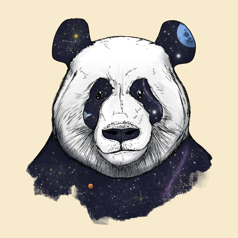 Weltraum-Panda