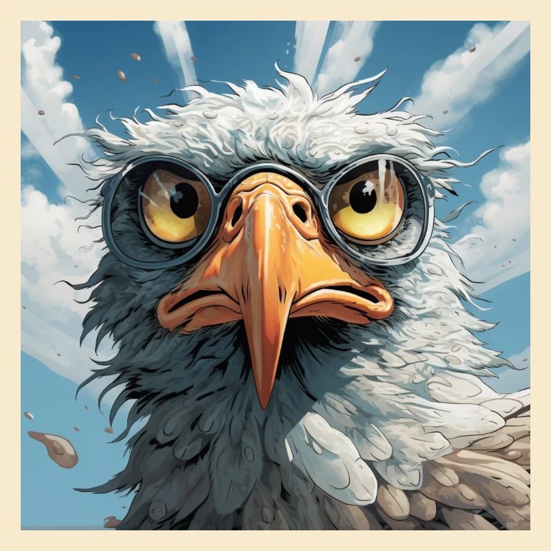 Lustighausen - Comic Style Eagle