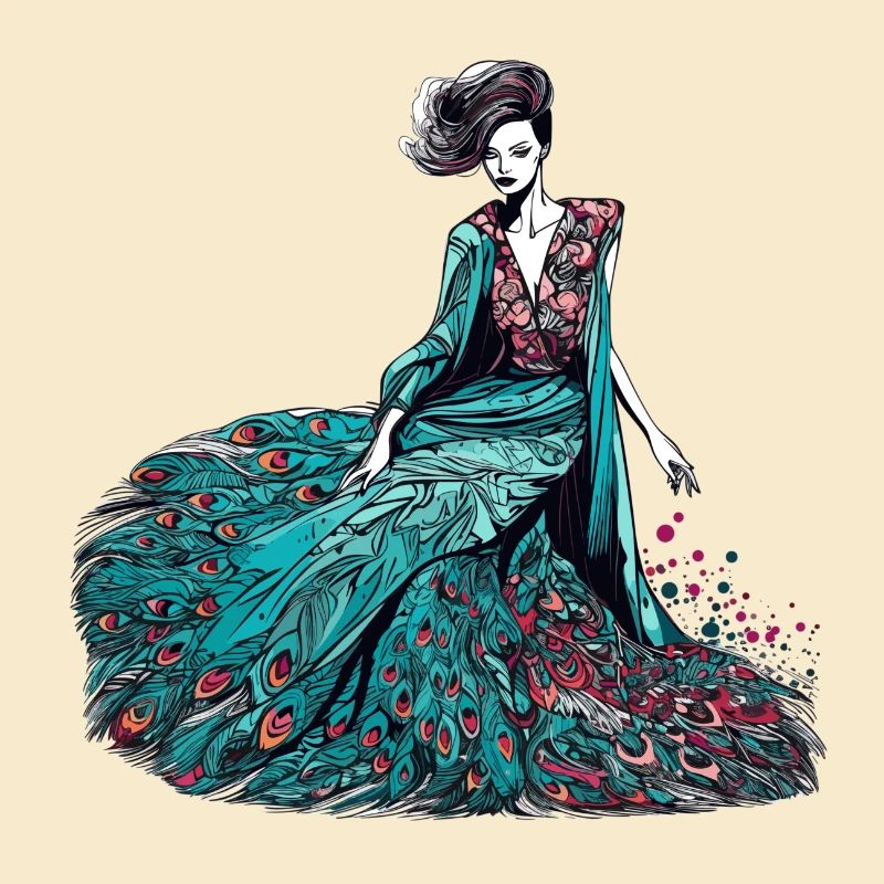 Modedesigner Peacock