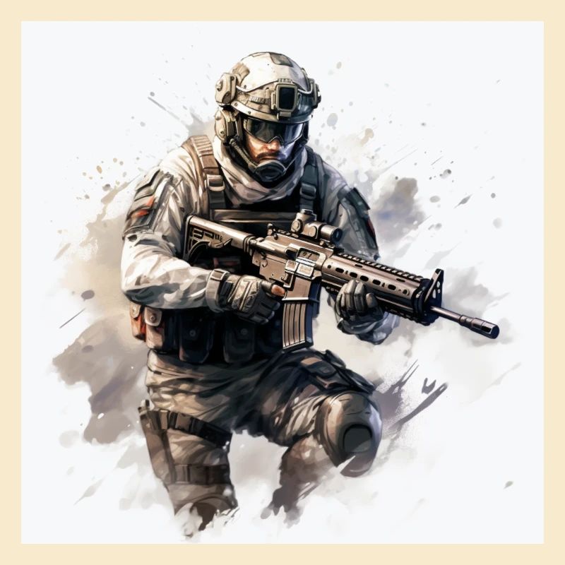 COD gaming art shooter