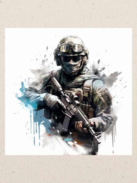 COD gaming art shooter