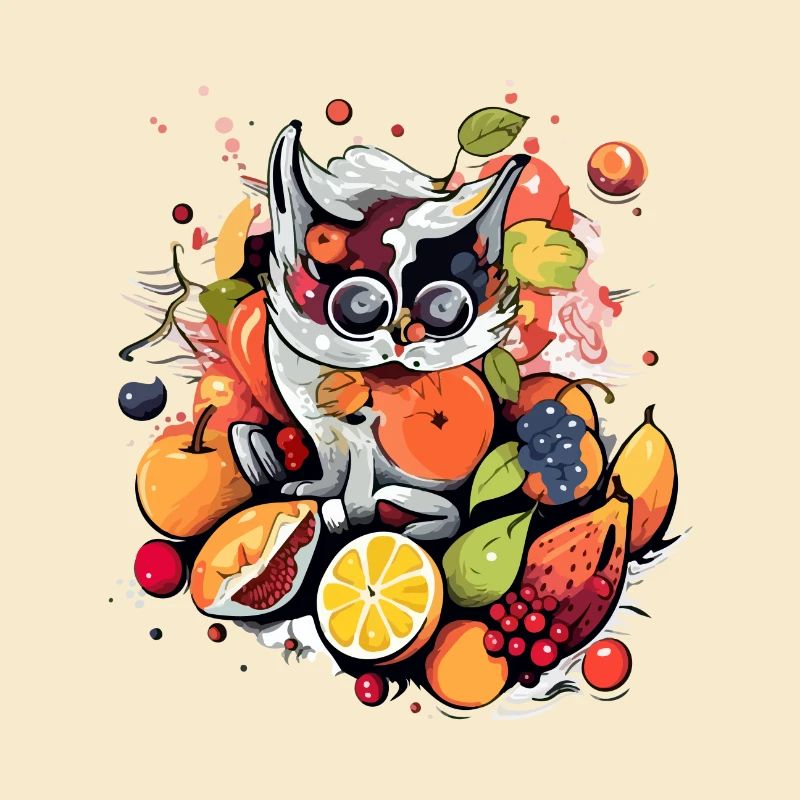 Leo the cat fruit