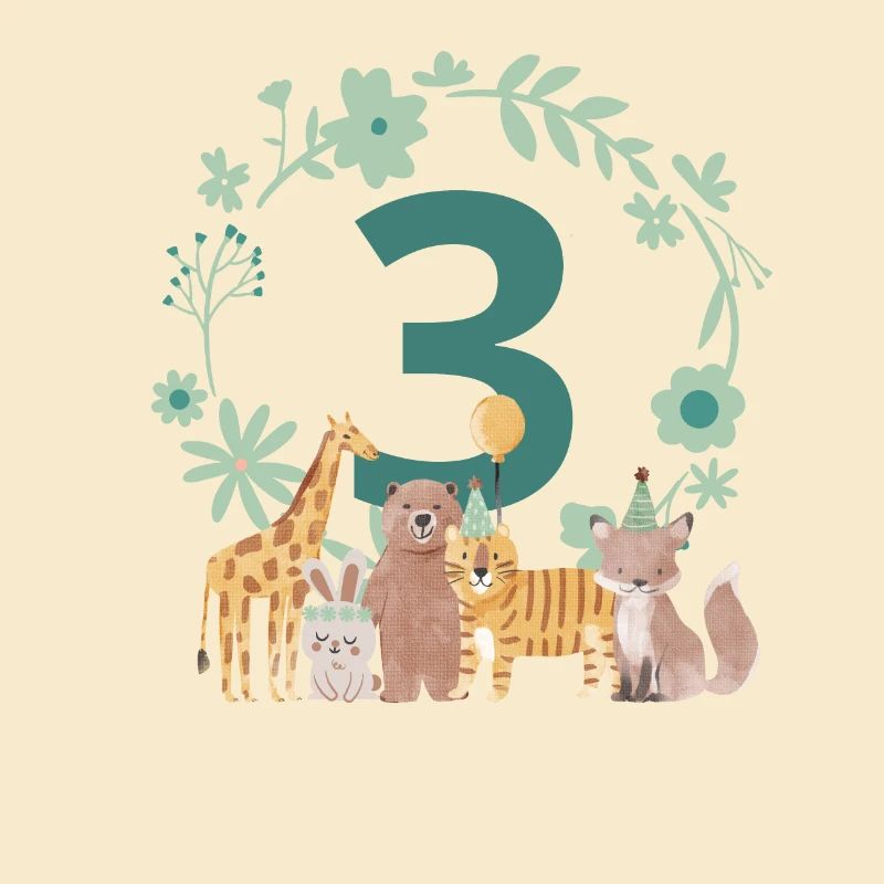 3rd anniversary - third anniversary animals