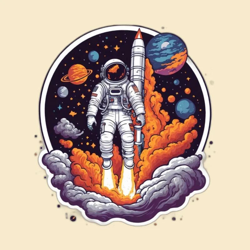 Raketenstart Universum