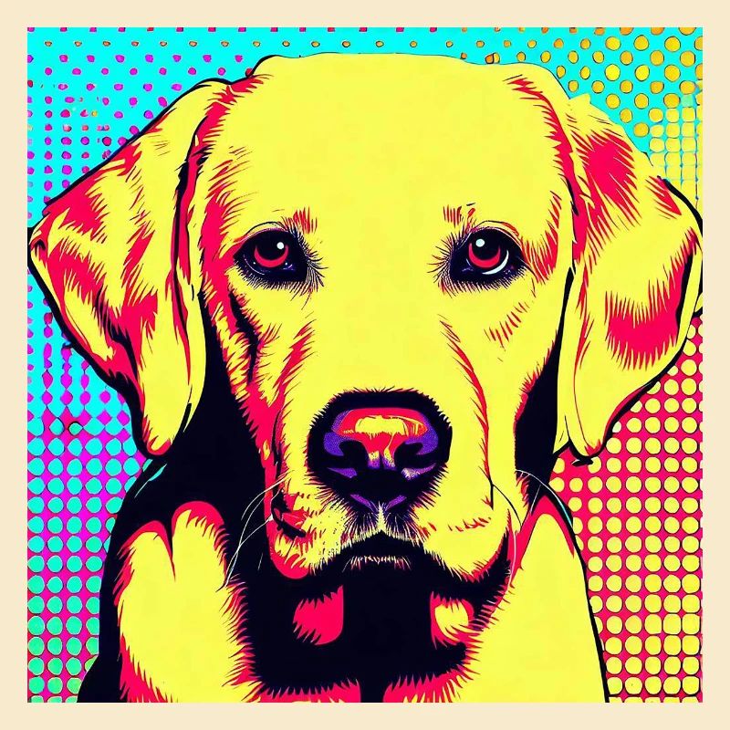 Labrador Pop Art